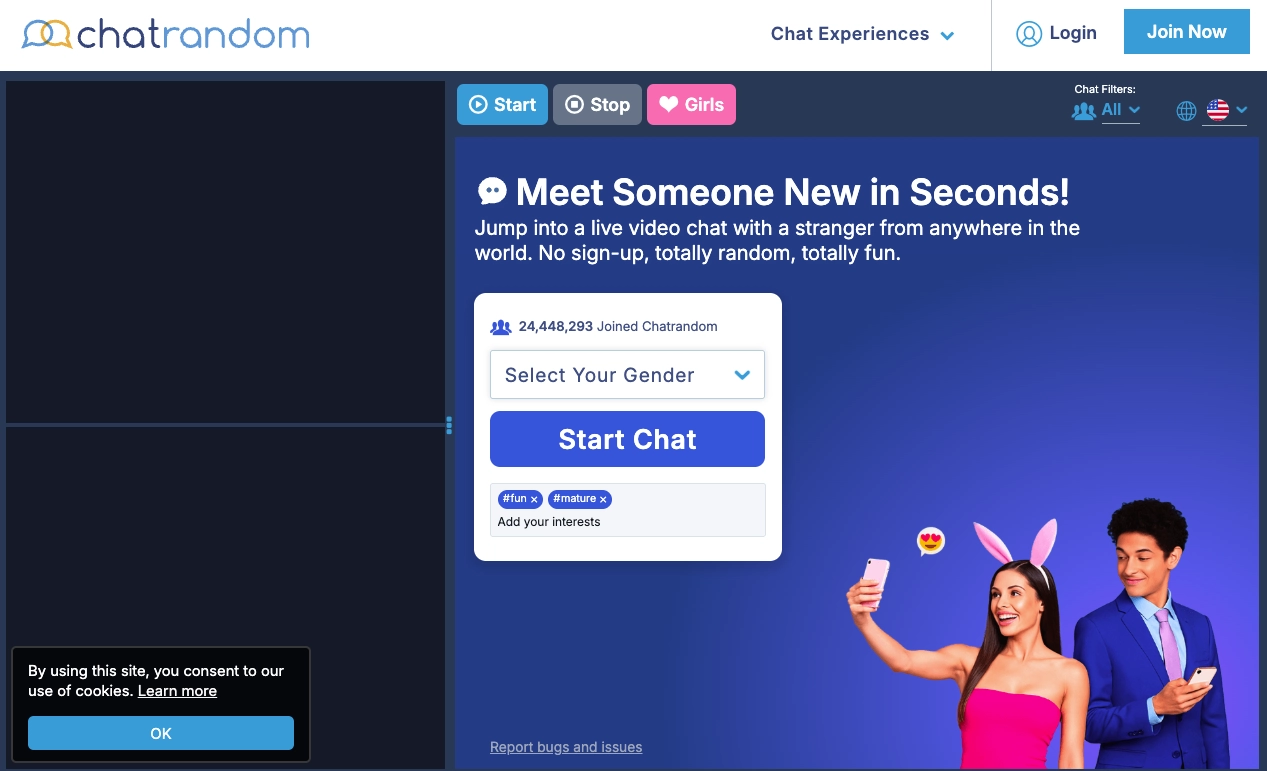 Chatrandom – Free Random Video Chat with Strangers Worldwide