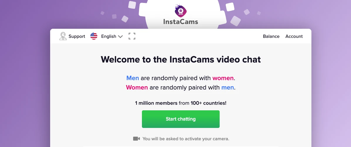 InstaCams: Real-Time Random Video Chat Platform with Filters