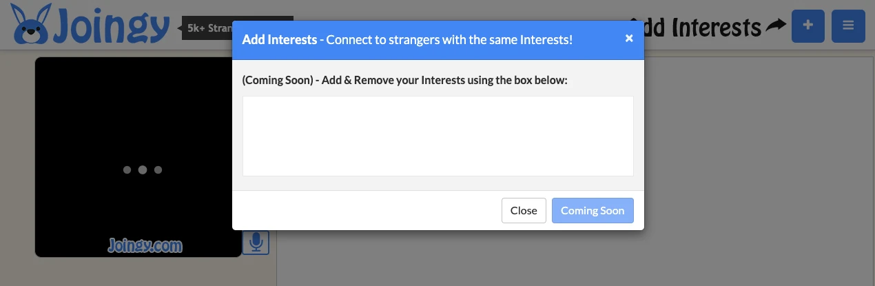Joingy Interest Tags