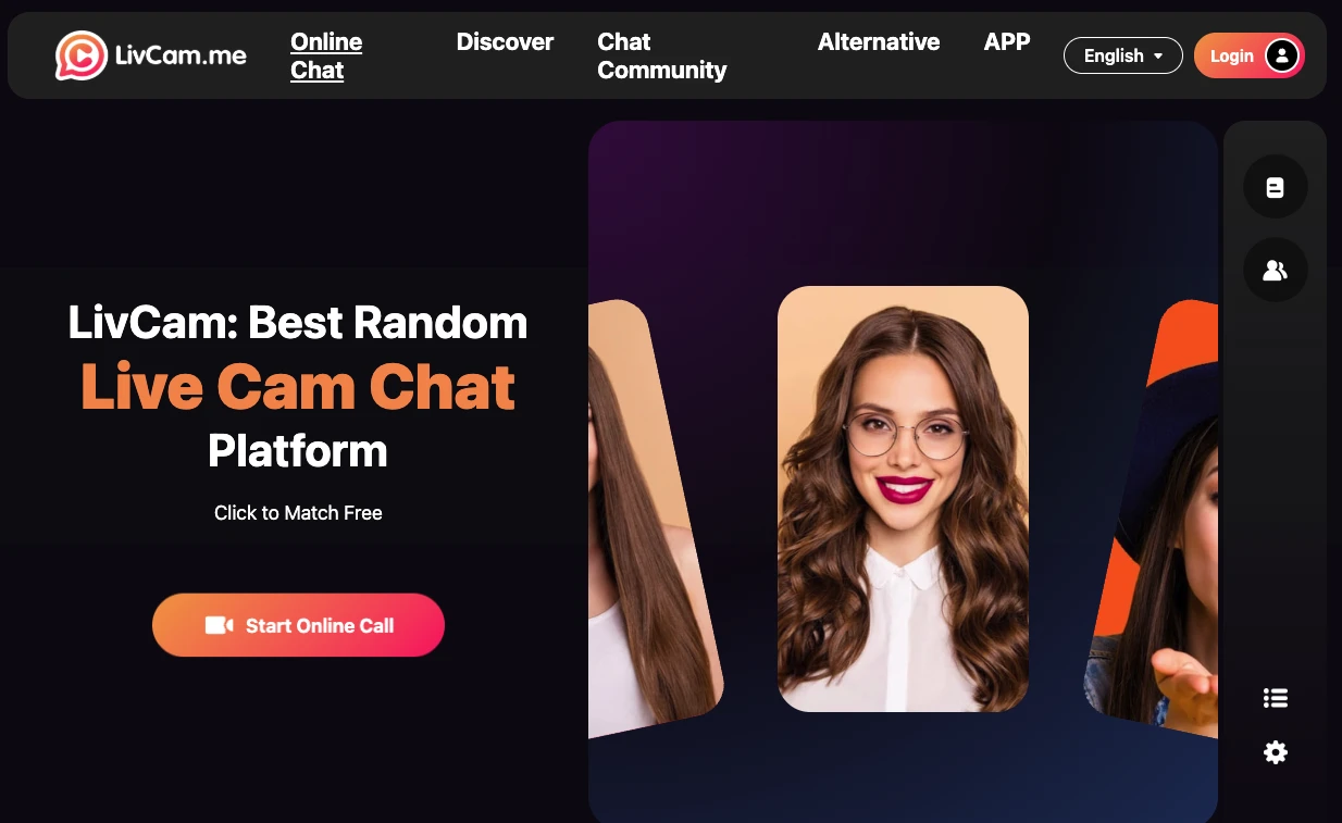 LivCam - Cam to Cam Online Platform - 24/7 Live